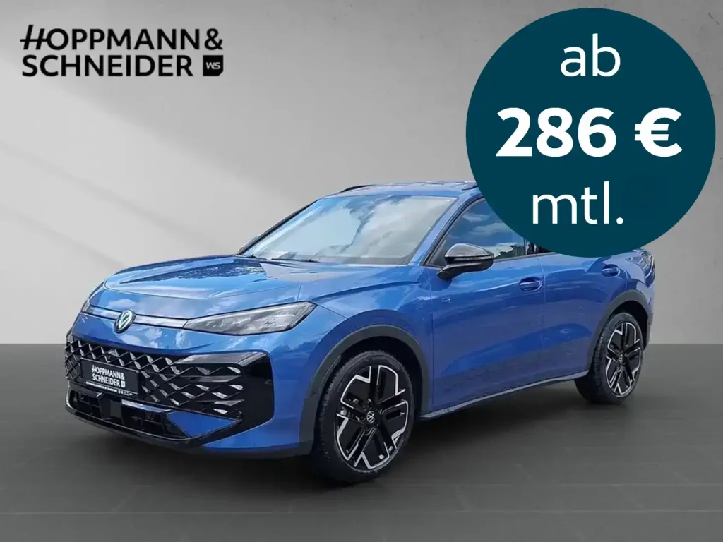 VW T Roc R Line Blau mit Preis 1
